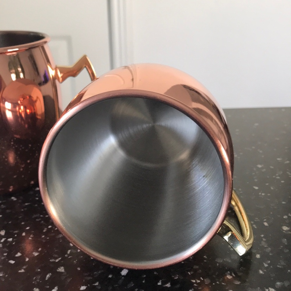 Copper Moscow Mule mug Style (4 pieces) - Picture 2 of 3